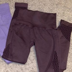 seamless leggings (mauve)